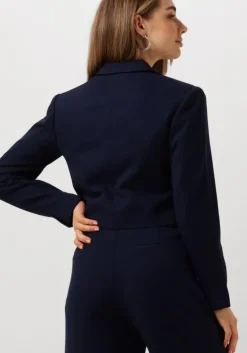 donkerblauwe notre-v blazer na-elai