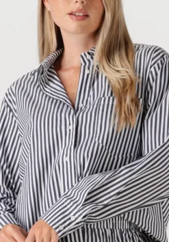 donkerblauwe notre-v blouses nv-frederique