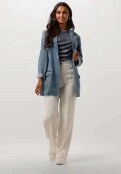 donkerblauwe notre-v tops & t-shirts nv-eelke round neck