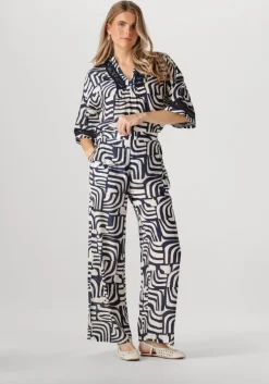 donkerblauwe nukus pantalon josephine pants