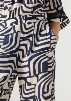 donkerblauwe nukus pantalon josephine pants