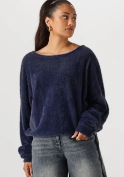 donkerblauwe nukus trui mathilde pullover soft