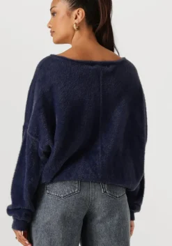 donkerblauwe nukus trui mathilde pullover soft