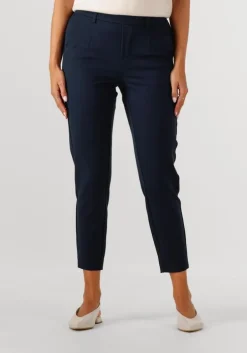 donkerblauwe object pantalon objlisa slim pant
