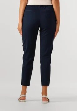 donkerblauwe object pantalon objlisa slim pant