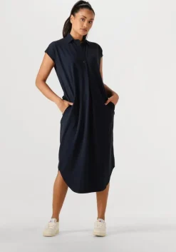 donkerblauwe penn & ink mini jurk dress