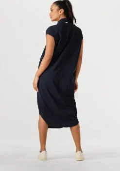 donkerblauwe penn & ink mini jurk dress