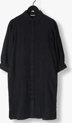 donkerblauwe penn & ink midi jurk dress