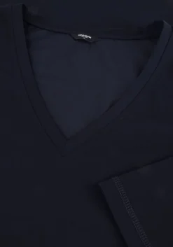 donkerblauwe penn & ink midi jurk blake