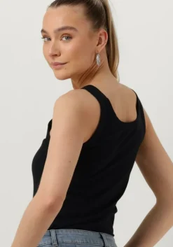 donkerblauwe penn & ink top singlet print