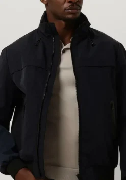 donkerblauwe peuterey gewatteerde jas skanor