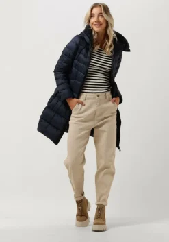 donkerblauwe peuterey gewatteerde jas levaria mqe