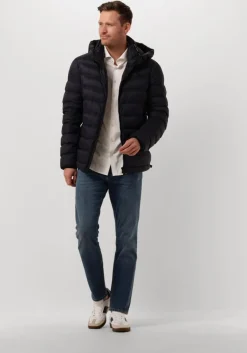 donkerblauwe peuterey gewatteerde jas boggs cj