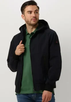 donkerblauwe peuterey jack hanko