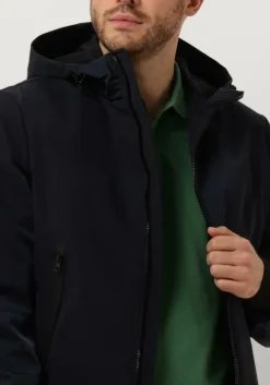 donkerblauwe peuterey jack hanko