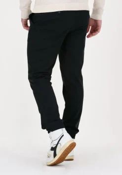 donkerblauwe plain pantalon josh 315