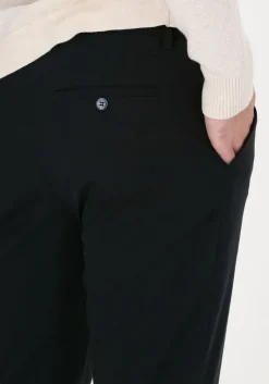 donkerblauwe plain pantalon josh 315