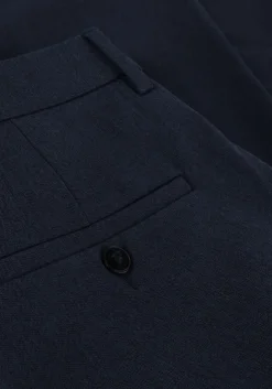 donkerblauwe plain pantalon josh 315