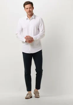 donkerblauwe plain pantalon josh 315