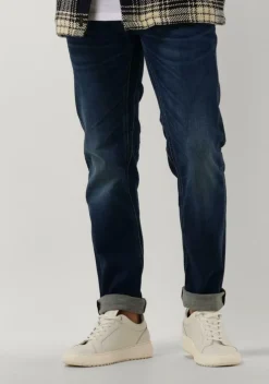 donkerblauwe pme legend straight leg jeans commander 3.0