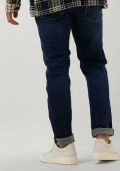 donkerblauwe pme legend straight leg jeans commander 3.0
