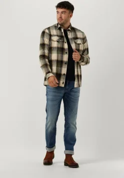 donkerblauwe pme legend trui buckley knit