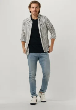 donkerblauwe pme legend t-shirt short sleeve r-neck guyver tee