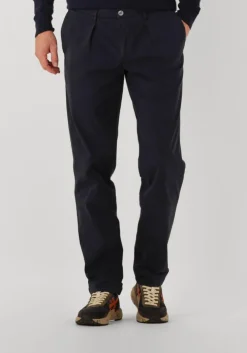 donkerblauwe profuomo chino trouser sportcord