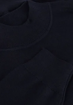 donkerblauwe profuomo trui pullover mock