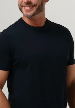 donkerblauwe profuomo t-shirt t-shirt short sleeve jersey