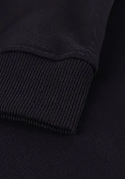 donkerblauwe pure path trui regular fit crewneck ls sweaters