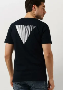 donkerblauwe pure path t-shirt essential logo t-shirt