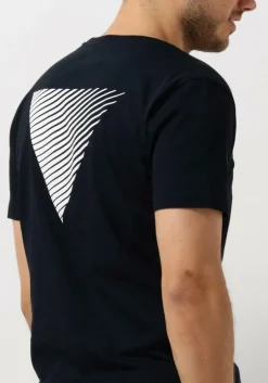 donkerblauwe pure path t-shirt essential logo t-shirt