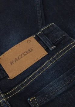 donkerblauwe raizzed skinny jeans southampton