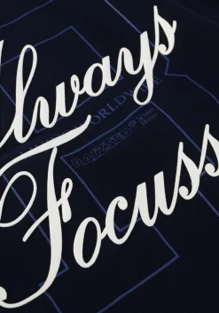 donkerblauwe raizzed sweater nocussed