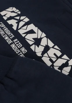 donkerblauwe raizzed truien/vesten austin