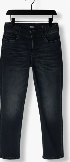 donkerblauwe rellix slim fit jeans 2510 slim fit
