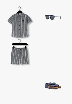 donkerblauwe retour casual overhemd floris