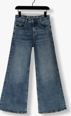 donkerblauwe retour straight leg jeans celeste