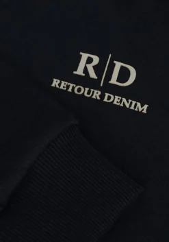 donkerblauwe retour sweater rick