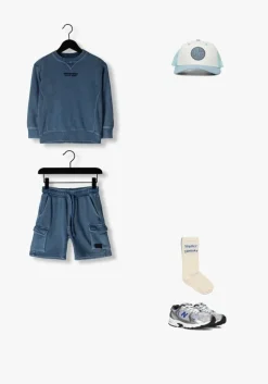 donkerblauwe retour sweater pepijn