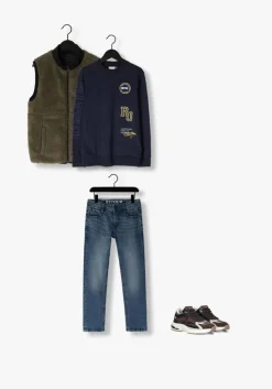 donkerblauwe retour t-shirt kenji