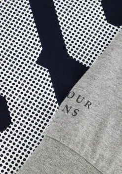 donkerblauwe retour t-shirt guido