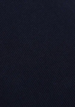 donkerblauwe rosemunde top silk top w/ lace