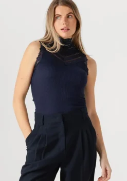 donkerblauwe rosemunde top benita