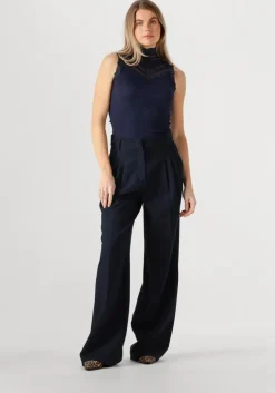 donkerblauwe rosemunde top benita