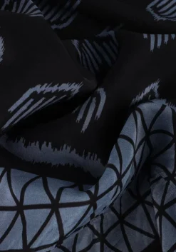 donkerblauwe rough studios wijde broek alex pants