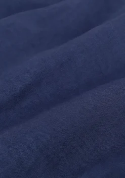 donkerblauwe scotch & soda casual overhemd regular fit garment-dyed linen shirt