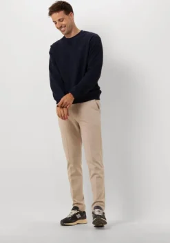 donkerblauwe scotch & soda sweater core - logo sweatshirt