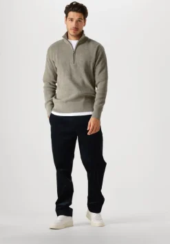 donkerblauwe selected homme pantalon slhreg-duca corduroy p